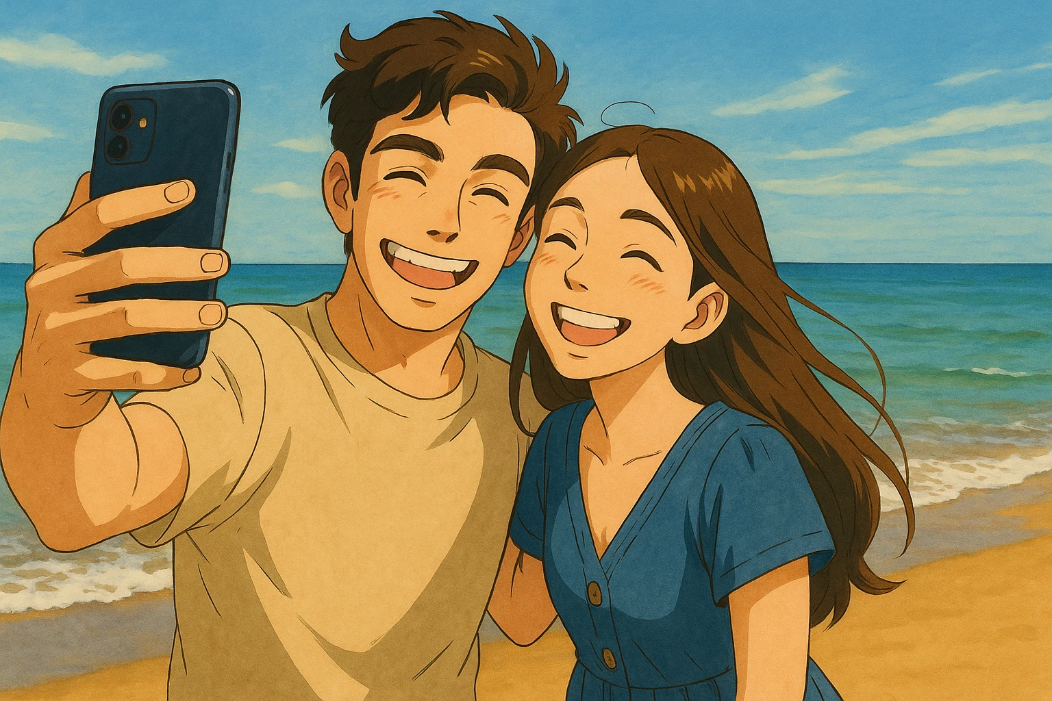 画像変換例2 ジブリスタイル