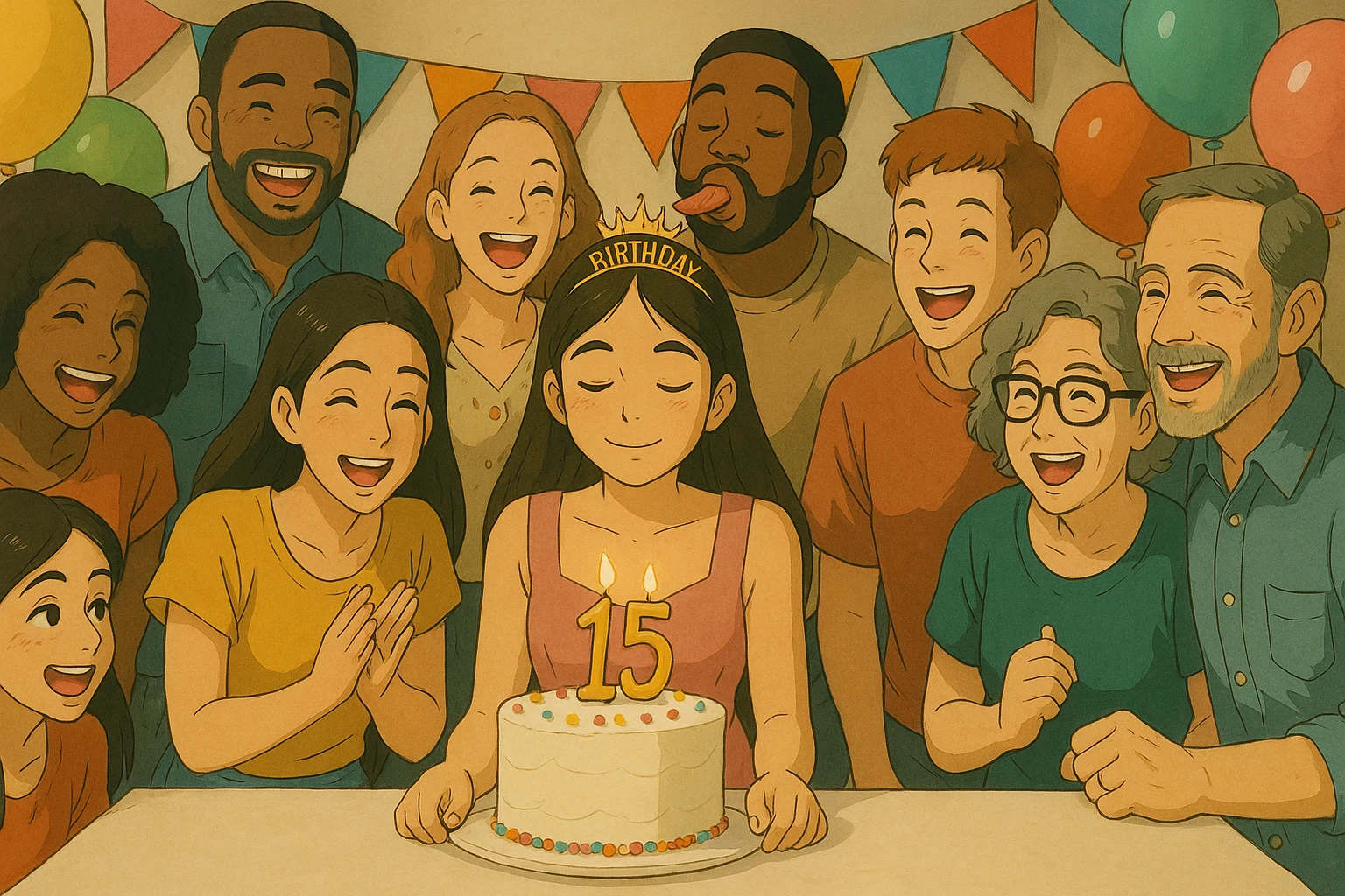 画像変換例4 ジブリスタイル