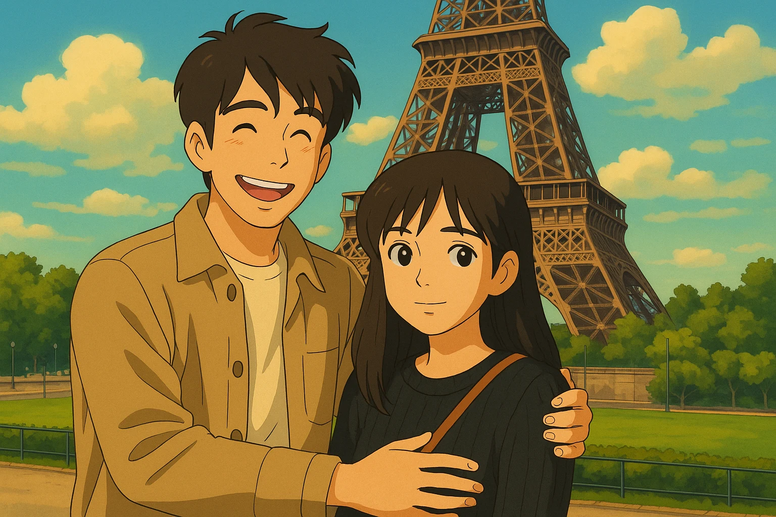 画像変換例6 ジブリスタイル